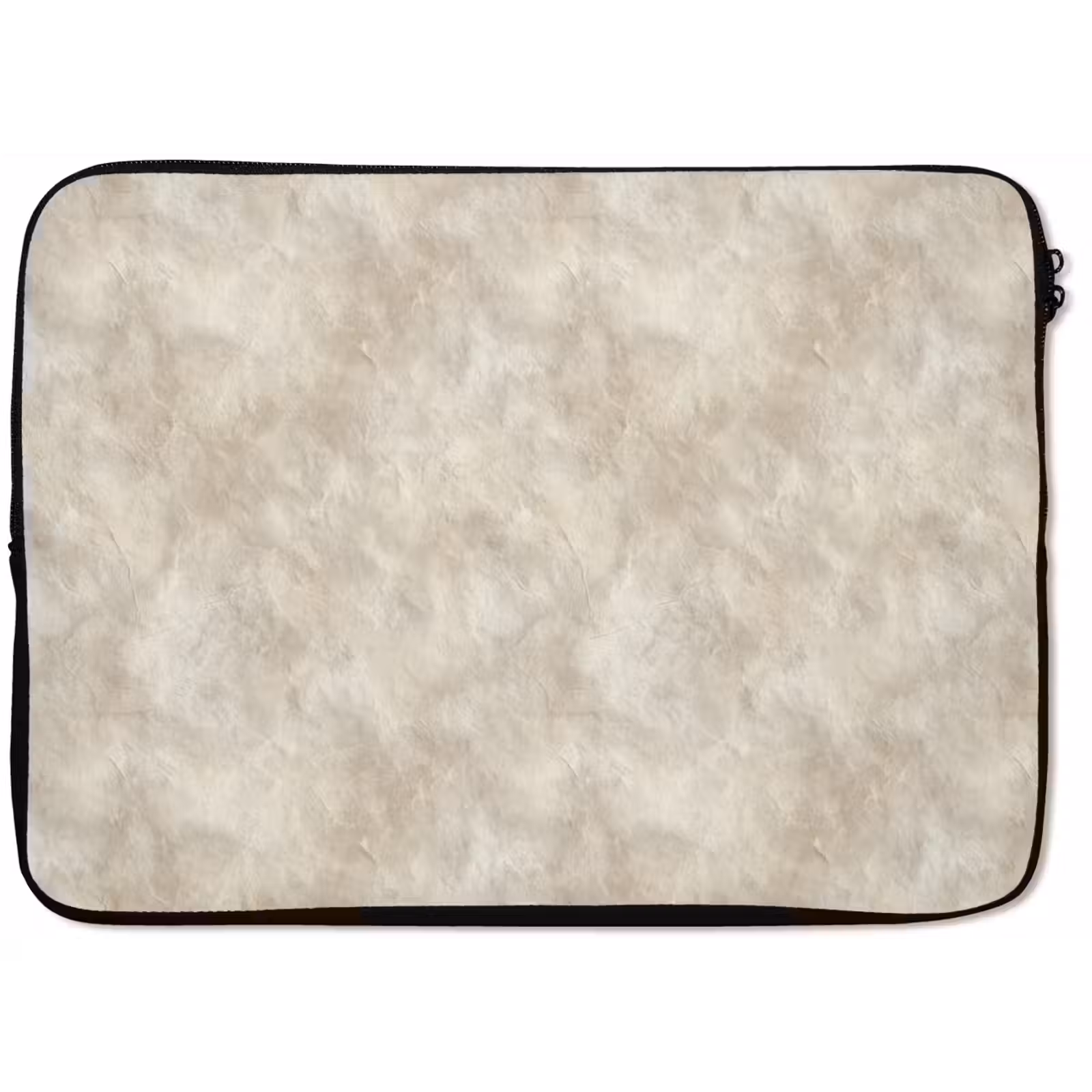 Laptophoes - Beige - Reliëfstructuur - Natuursteen — 1