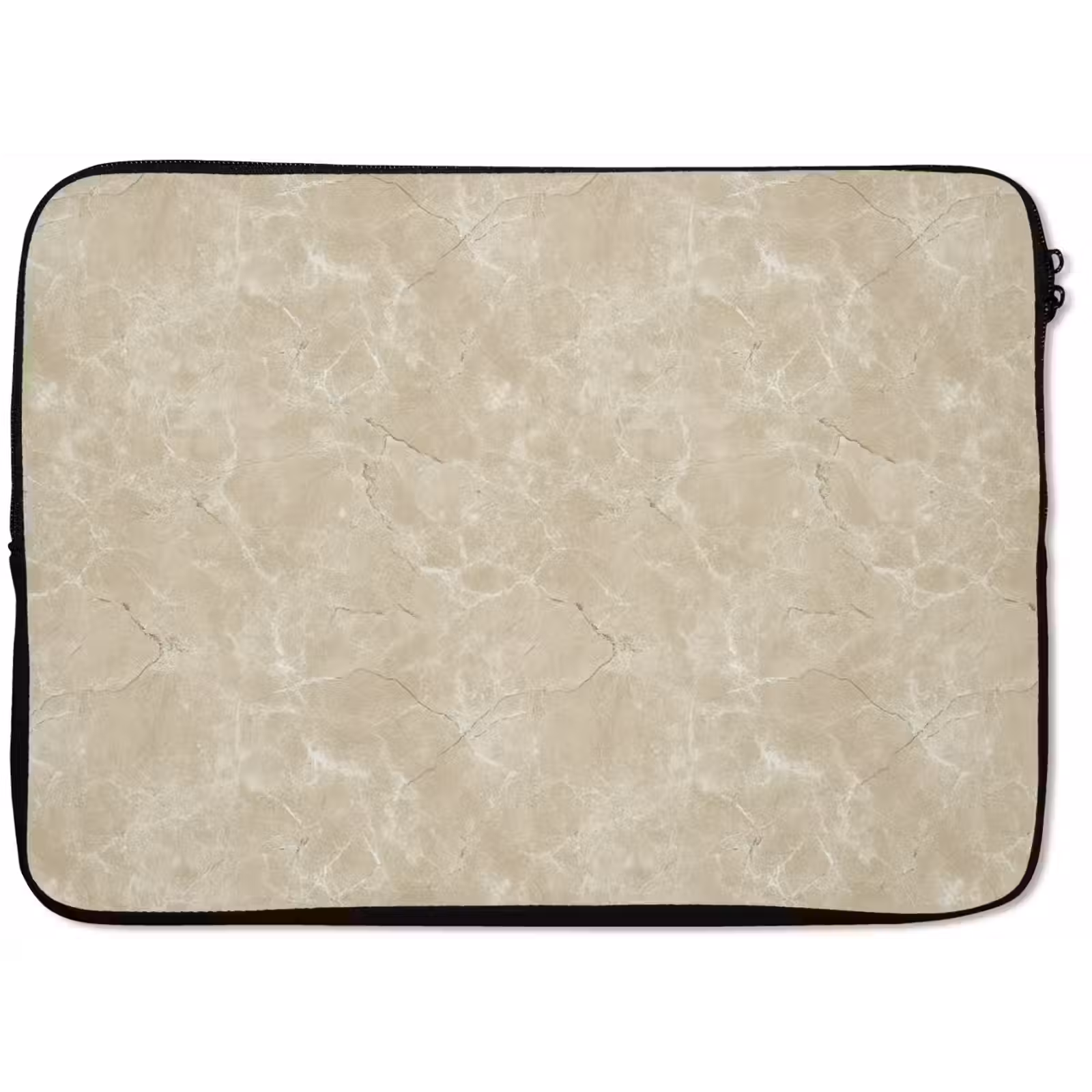 Laptophoes - Lichtbeige - Marmer - Diffusie adering — 1