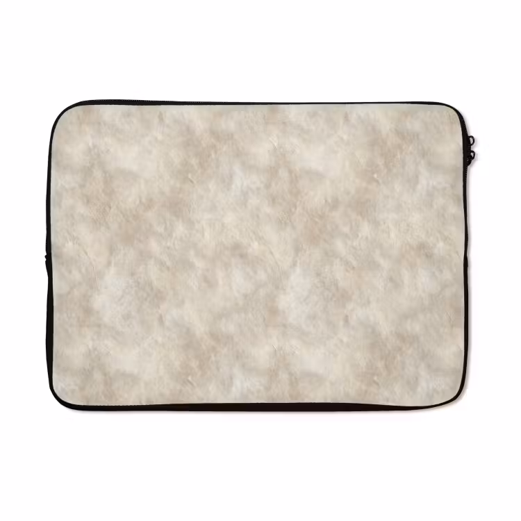 Laptophoes - Beige - Reliëfstructuur - Natuursteen — 5