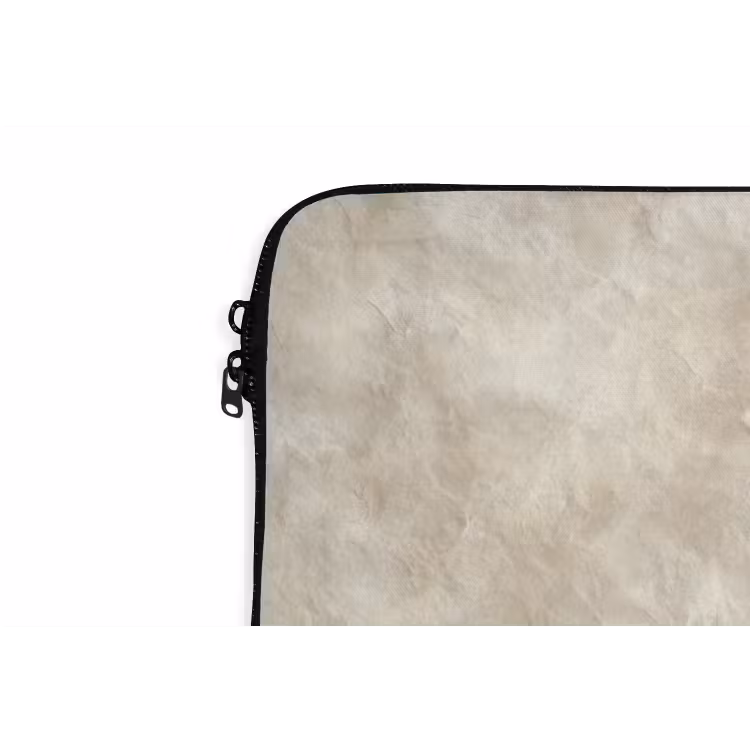 Laptophoes - Beige - Reliëfstructuur - Natuursteen — 6