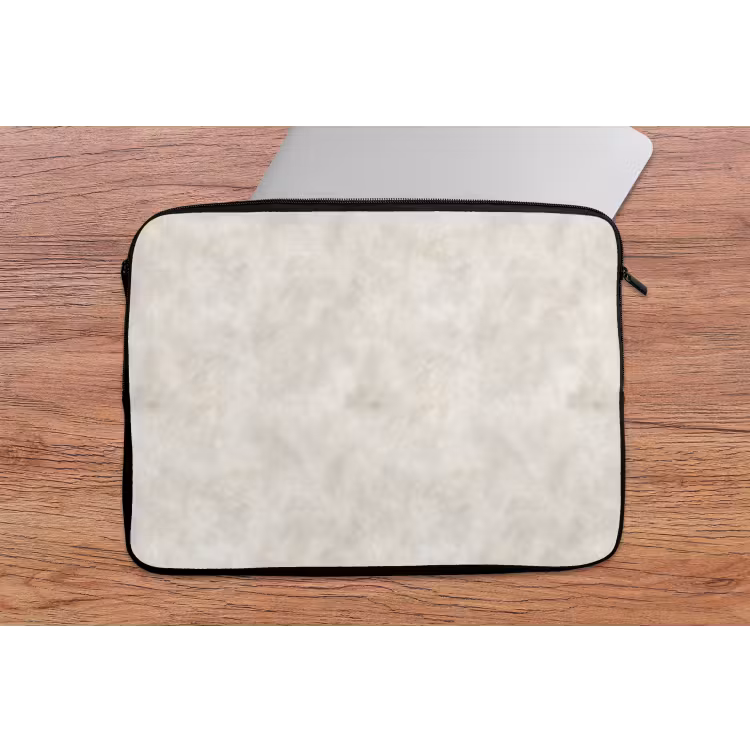Laptophoes - Crèmebeige - Marmer - Aders — 2