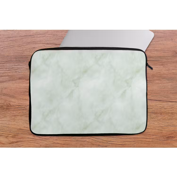 Laptophoes - Groen - Marmer - Vloeiende aders — 2