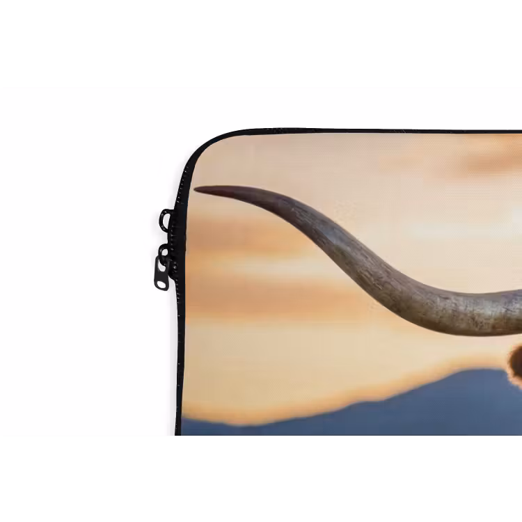 Laptophoes - Longhorn - Landschap - Zonsondergang — 6