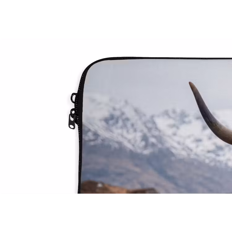 Laptophoes - Schotse hooglander - Bruin - Water — 6