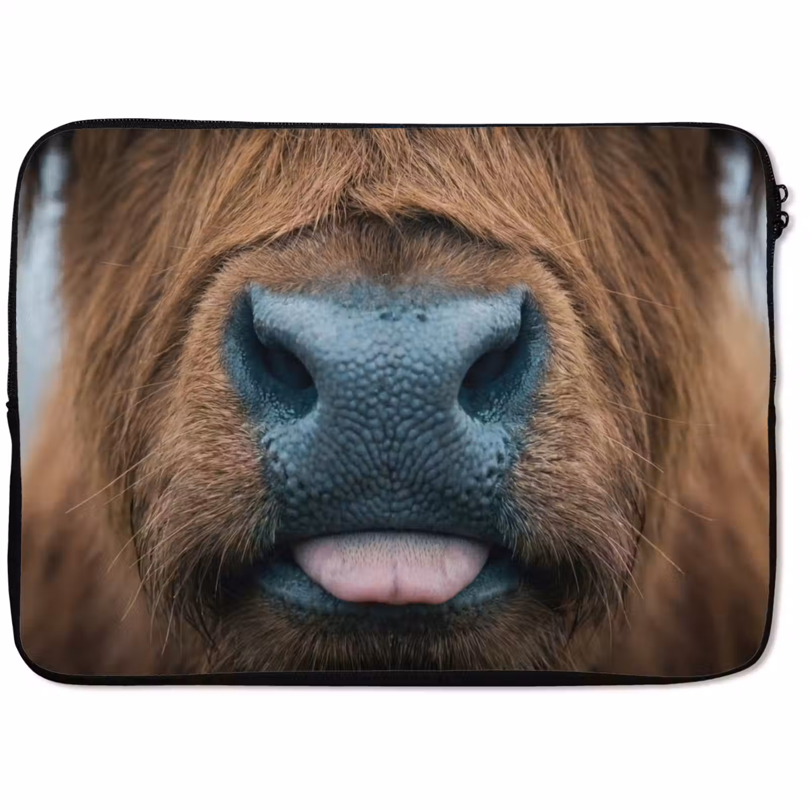Laptophoes - Schotse hooglander - Neus - Bruin — 1