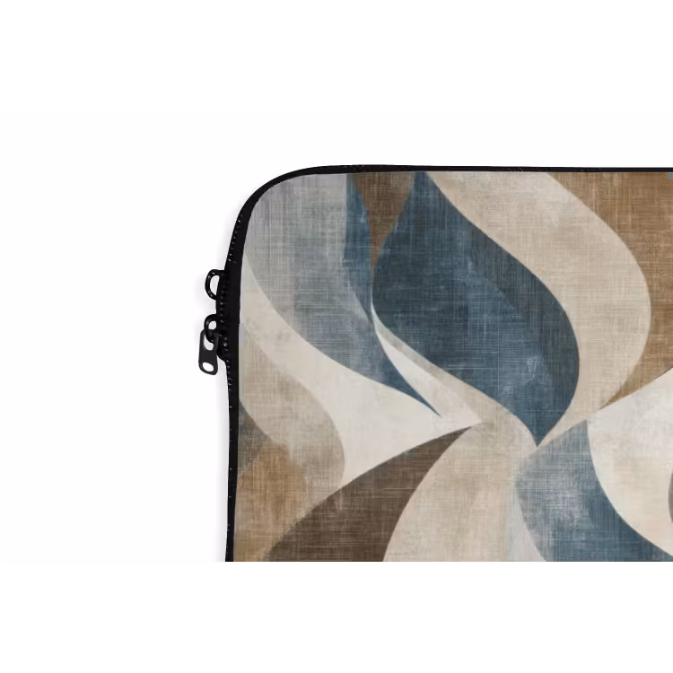 Laptophoes - Abstract - Golven - Kleurrijk — 6