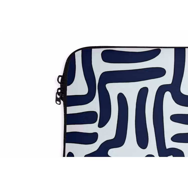 Laptophoes - Abstract - Modern - Blauw — 6