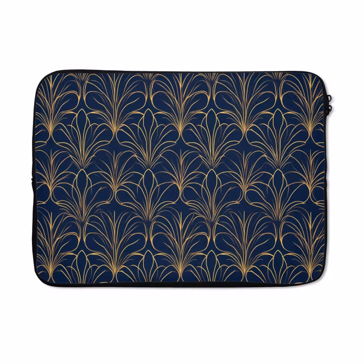 Laptophoes - Deco - Waaier - Blauw — 5