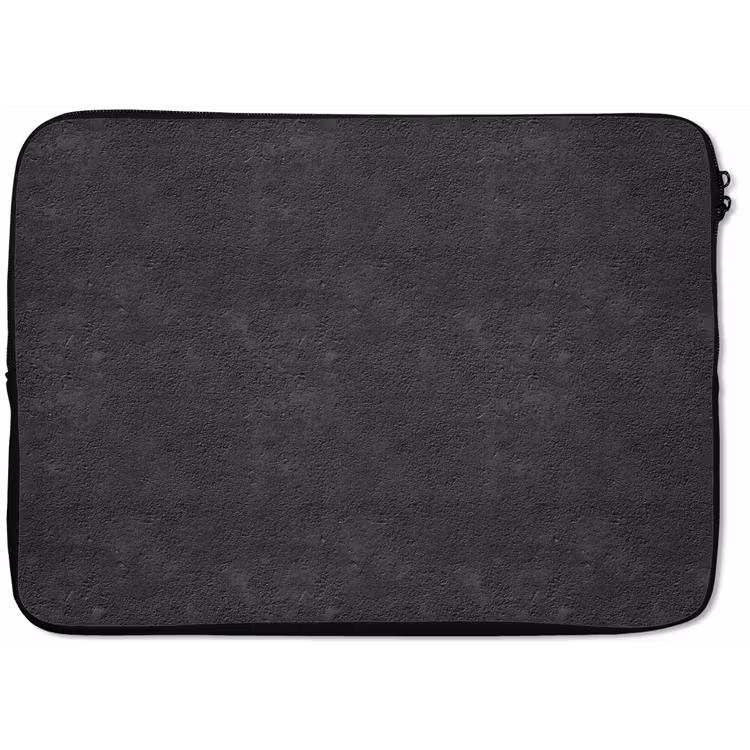 Laptophoes - Donkergrijs - Asfaltstructuur - Ruw — 1