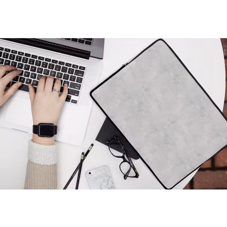 Laptophoes - Grijs - Beton - Neutraal — 3