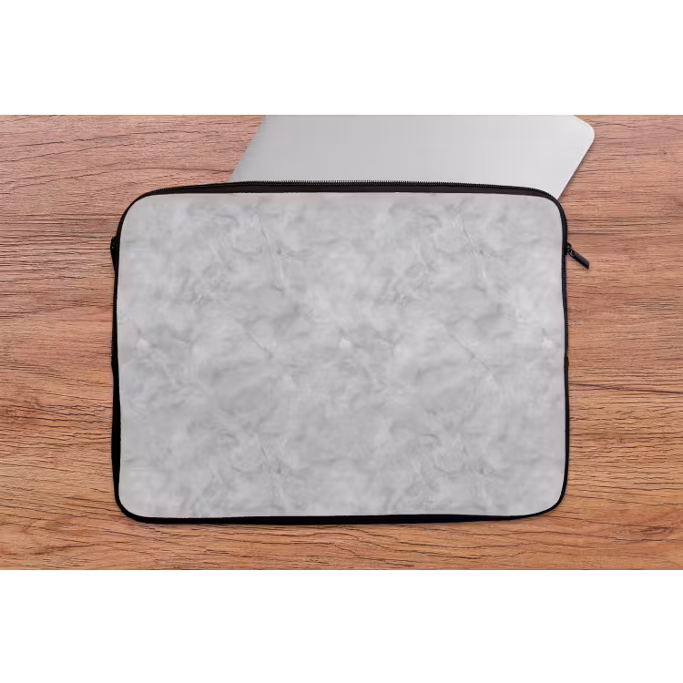 Laptophoes - Grijs - Marmer - Mat — 2