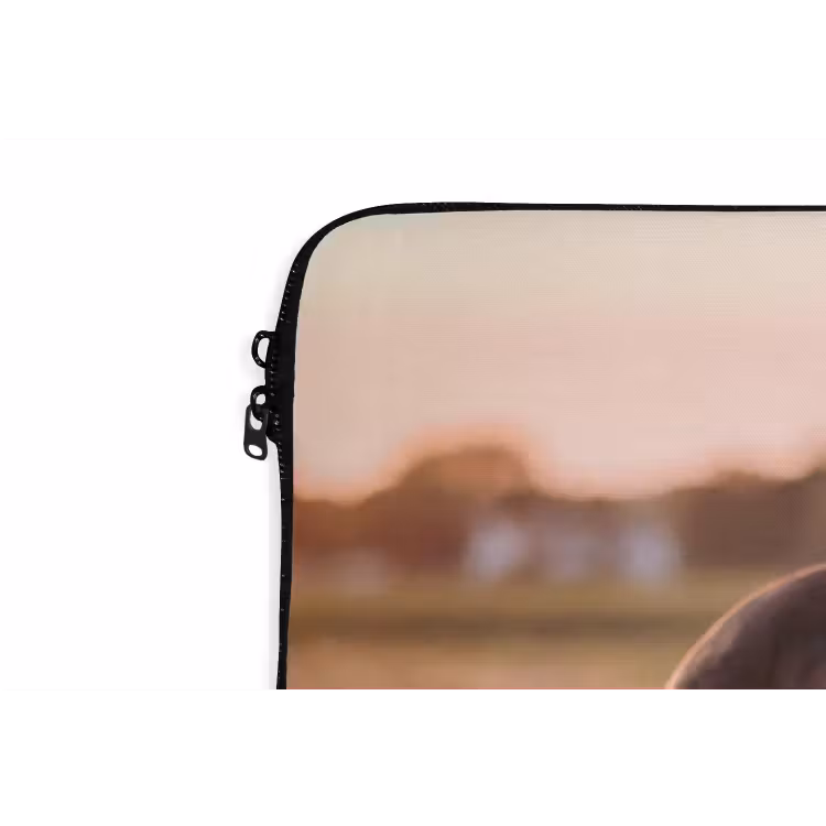 Laptophoes - Paard - Zonsondergang - Bruin — 6