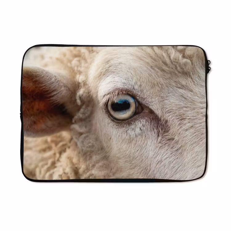Laptophoes - Schaap - Oog - Wit — 5