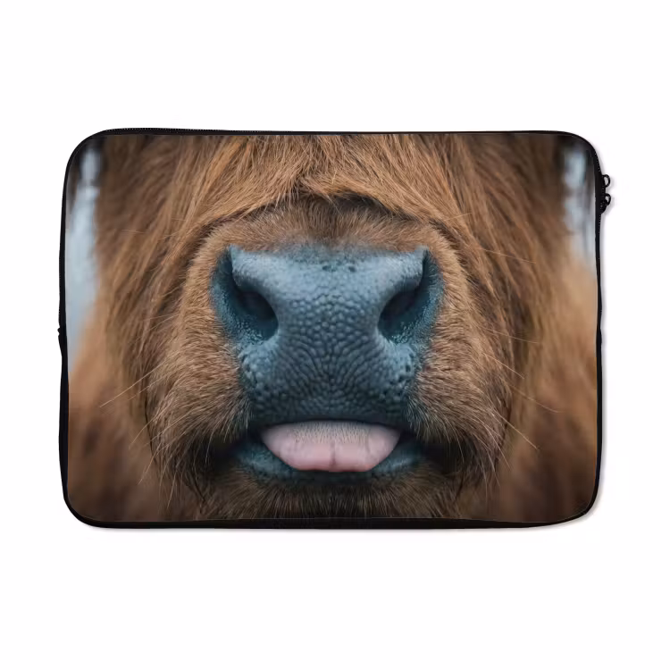 Laptophoes - Schotse hooglander - Neus - Bruin — 5
