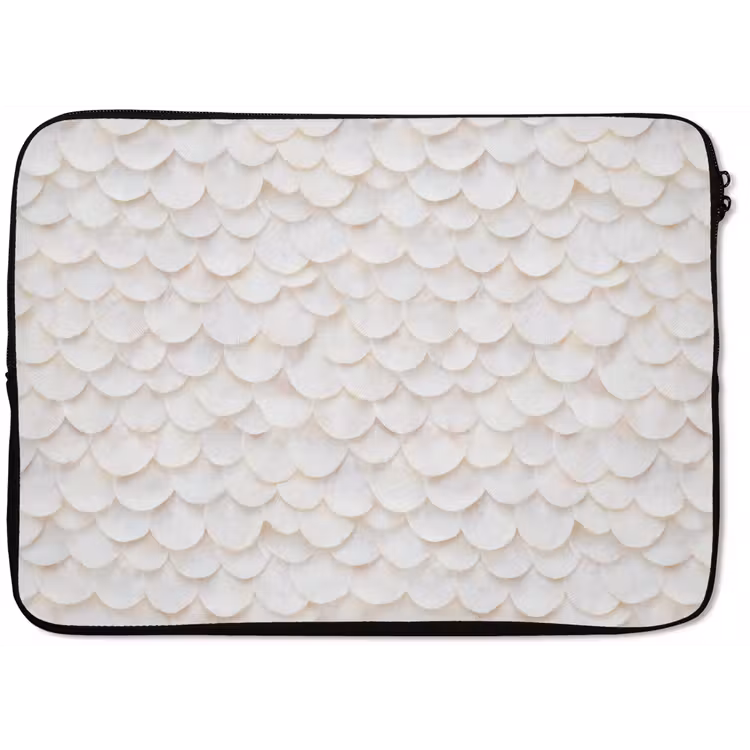 Laptophoes - Schubben - Wit - Elegant — 1
