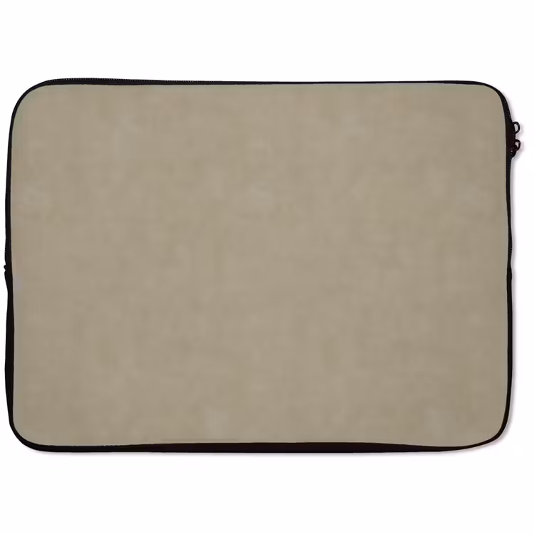 Laptophoes - Taupekleur - Gewolkt textuur - Natuurlijk — 1