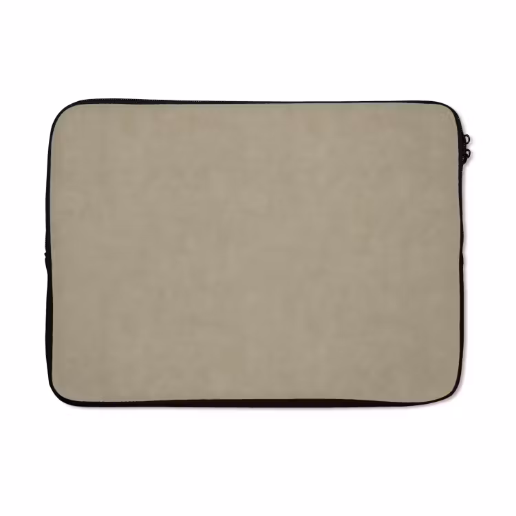 Laptophoes - Taupekleur - Gewolkt textuur - Natuurlijk — 5