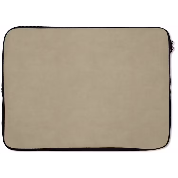Laptophoes - Zandkleur - Korrelige structuur - Beton — 1