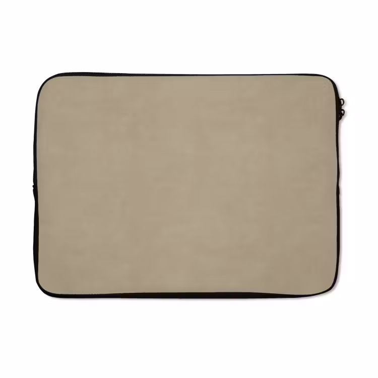 Laptophoes - Zandkleur - Korrelige structuur - Beton — 5