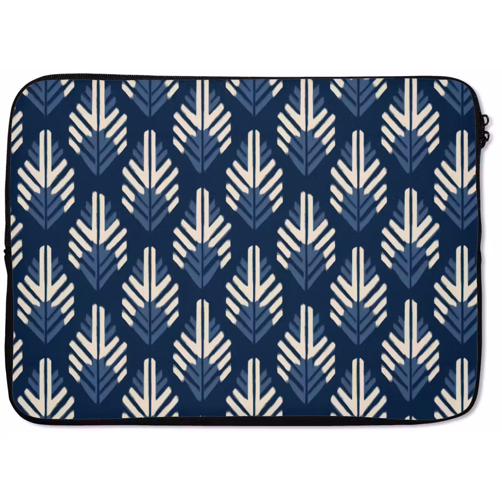 Laptophoes - Modern - Patroon - Blauw — 1