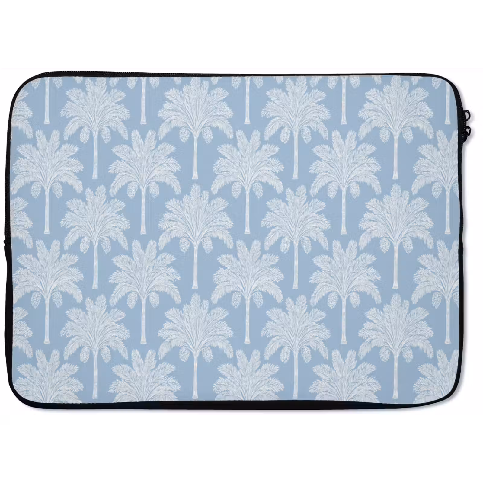 Laptophoes - Palmboom - Modern - Blauw — 1