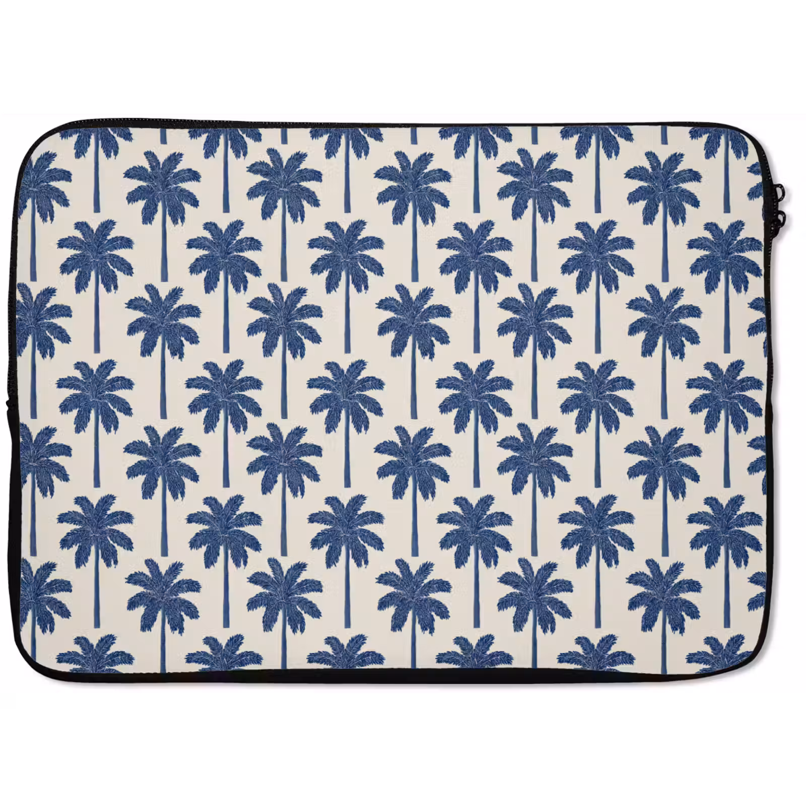 Laptophoes - Symmetrisch - Palm - Blauw — 1