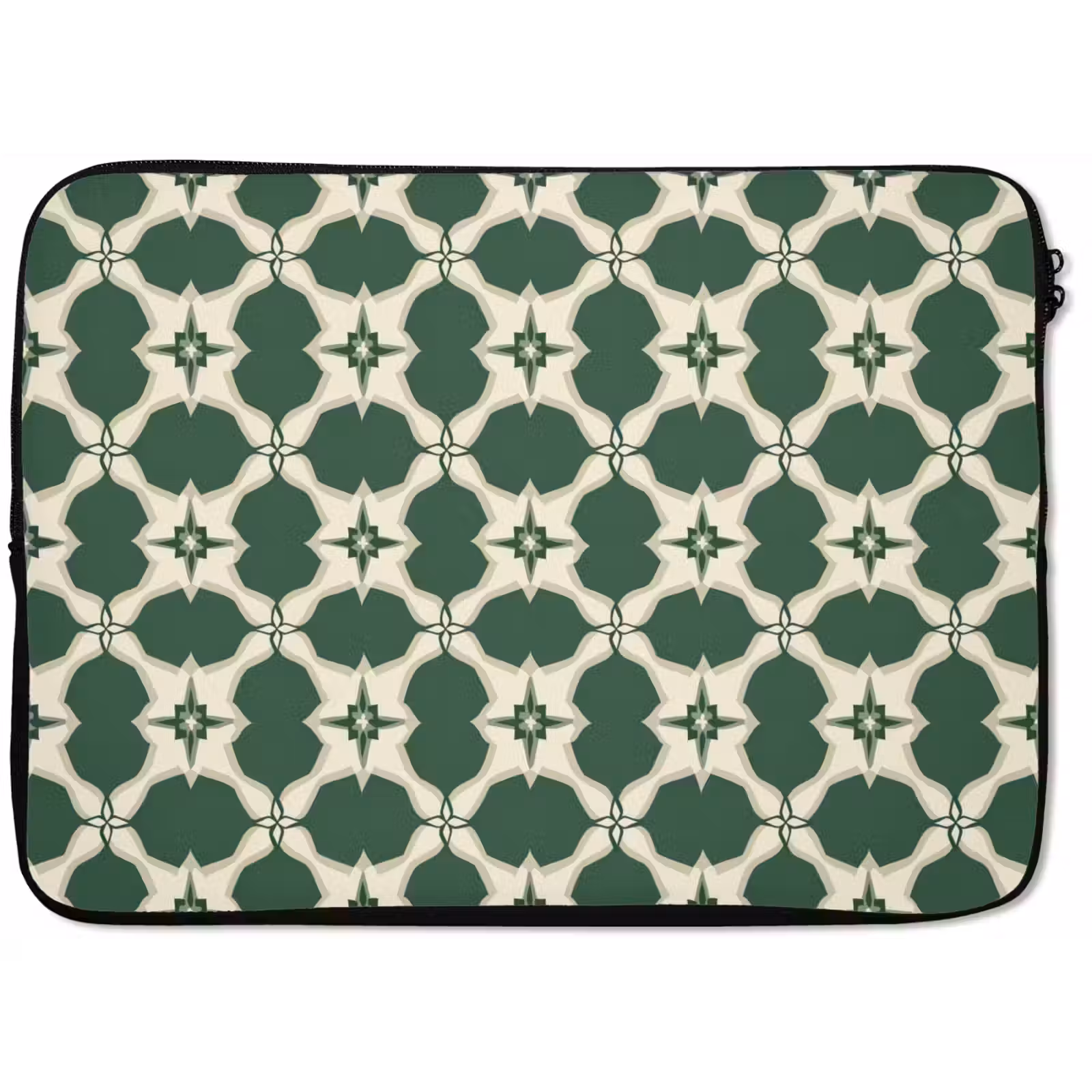 Laptophoes - Tegel - Klassiek - Groen — 1