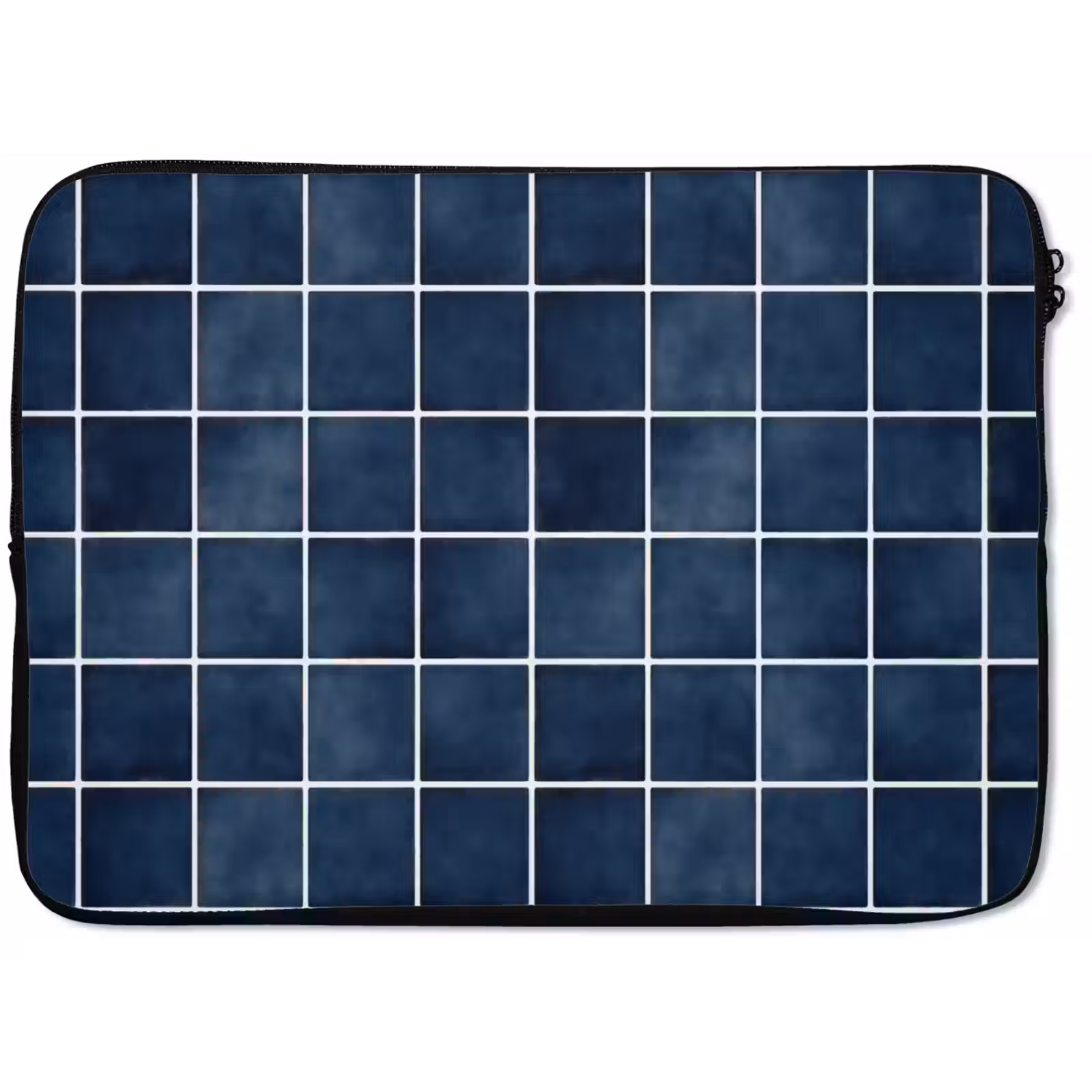 Laptophoes - Tegel - Modern - Blauw — 1
