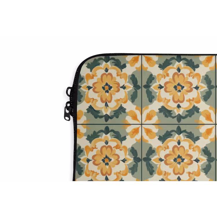 Laptophoes - Keramiek - Verweerd - Kleurrijk — 6