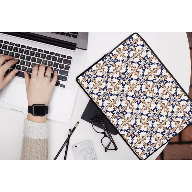 Laptophoes - Klassiek - Patroon - Kleurrijk — 3