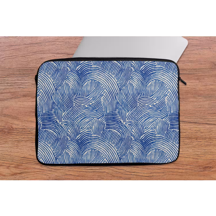 Laptophoes - Modern - Abstract - Blauw — 2