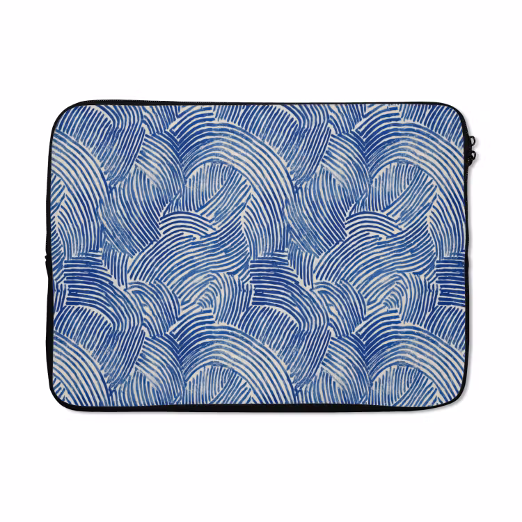Laptophoes - Modern - Abstract - Blauw — 5
