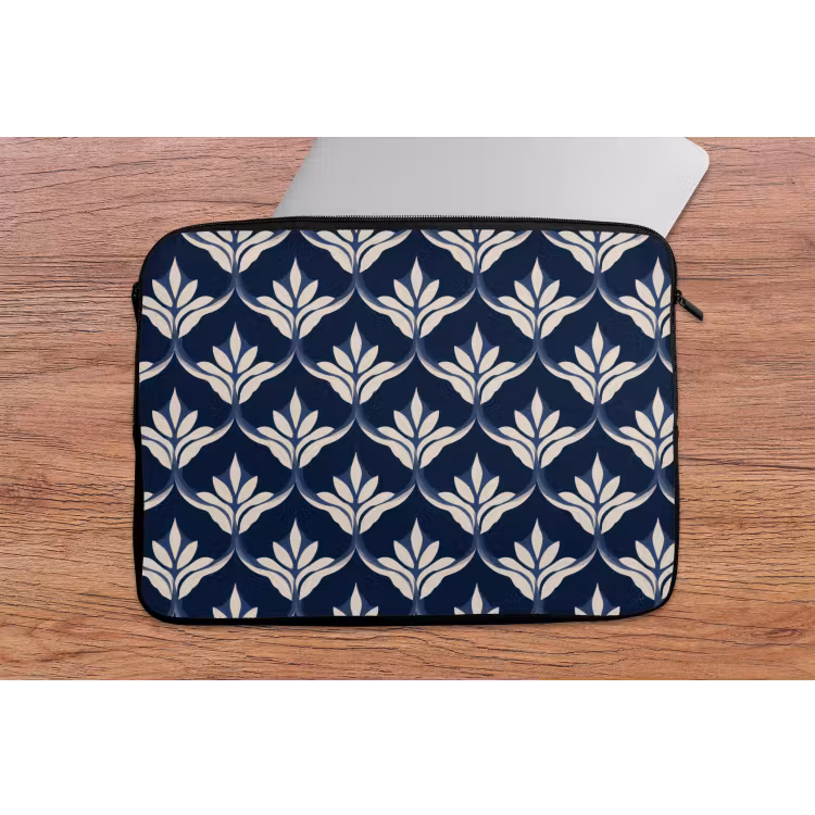 Laptophoes - Modern - Ontwerp - Blauw — 2