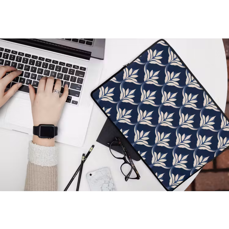Laptophoes - Modern - Ontwerp - Blauw — 3
