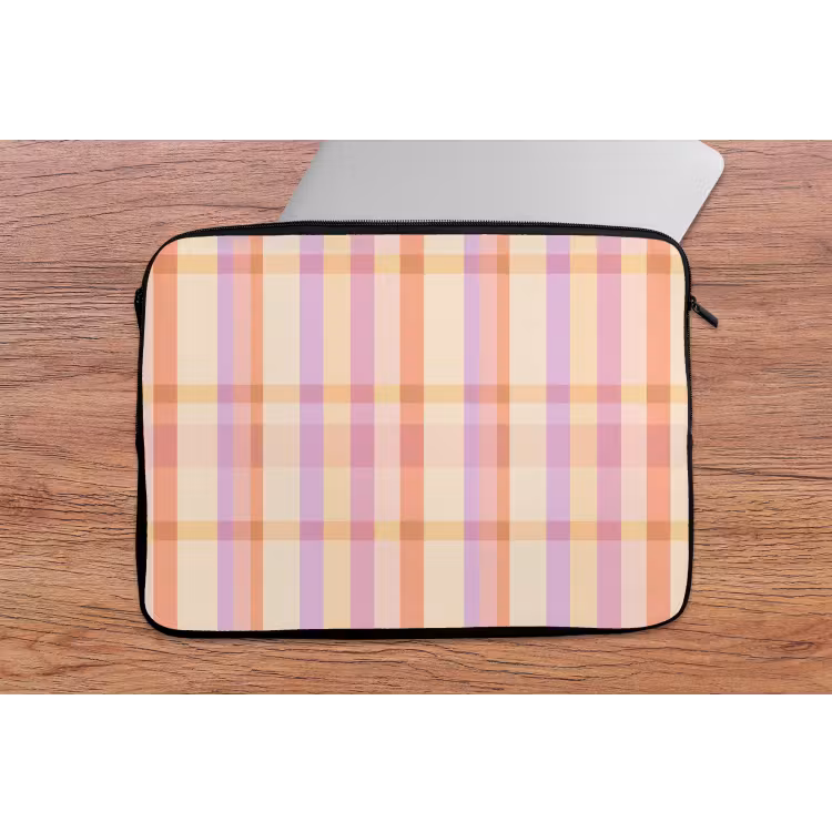 Laptophoes - Pastel - uitpatroon - Geometrisch — 2