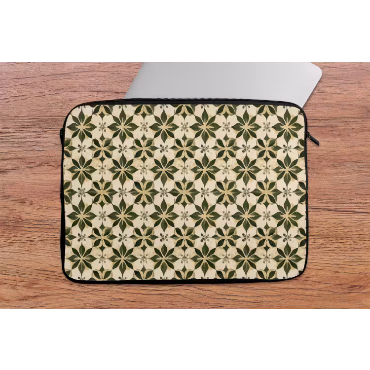 Laptophoes - Tegel - Dessin - Groen — 2
