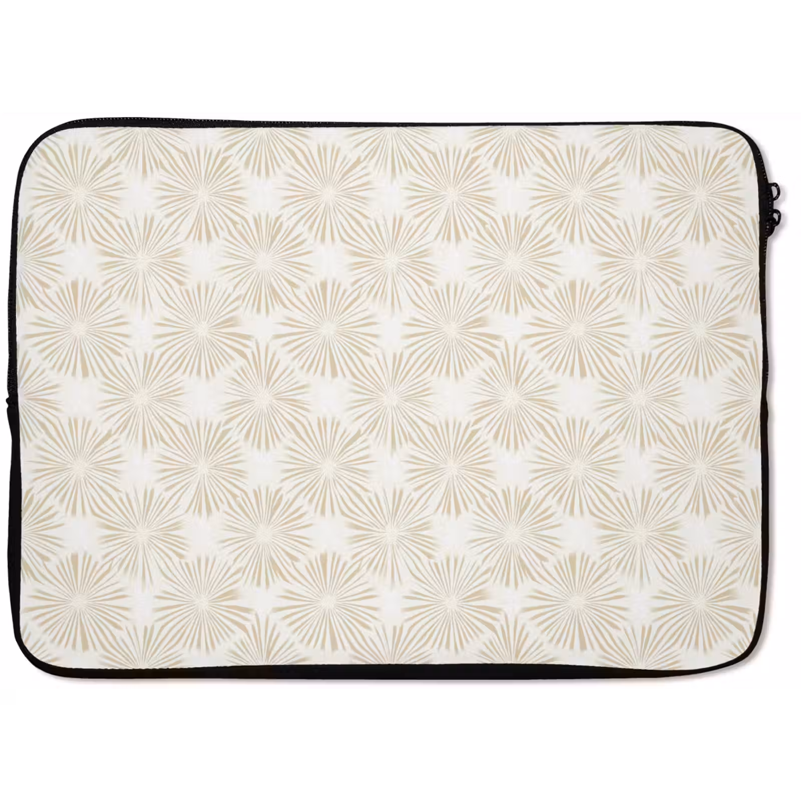 Laptophoes - Abstract - Motief - Beige — 1