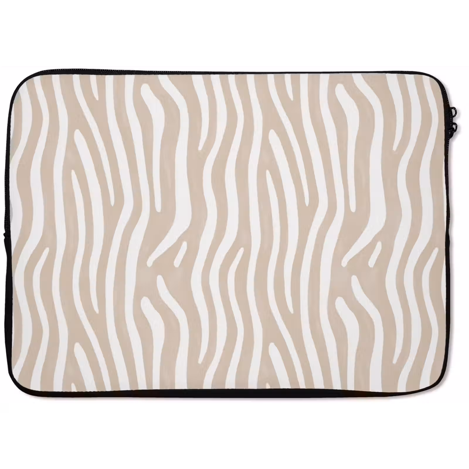 Laptophoes - Abstract - Zebra - Beige — 1
