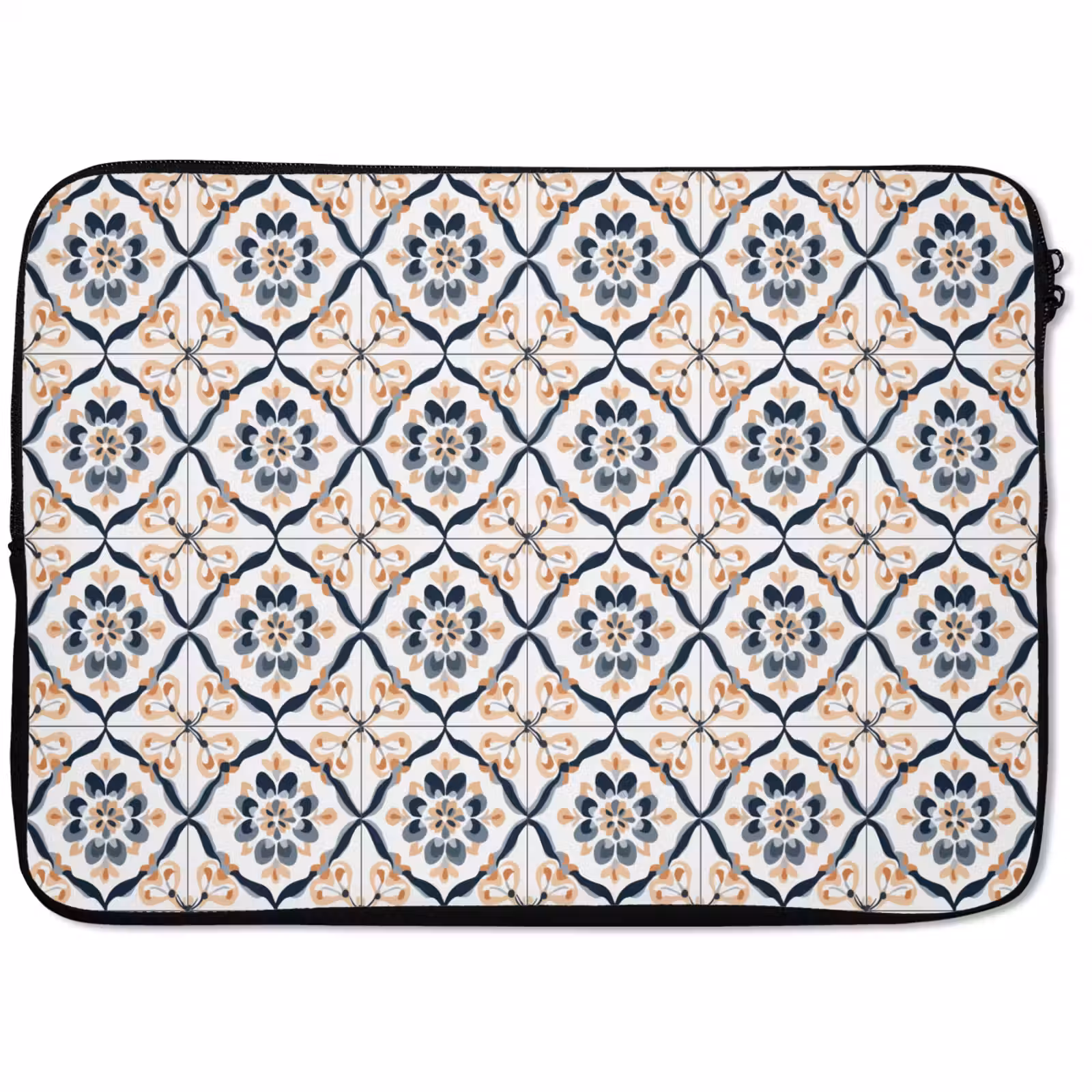 Laptophoes - Bladvorm - Patroon - Kleurrijk — 1