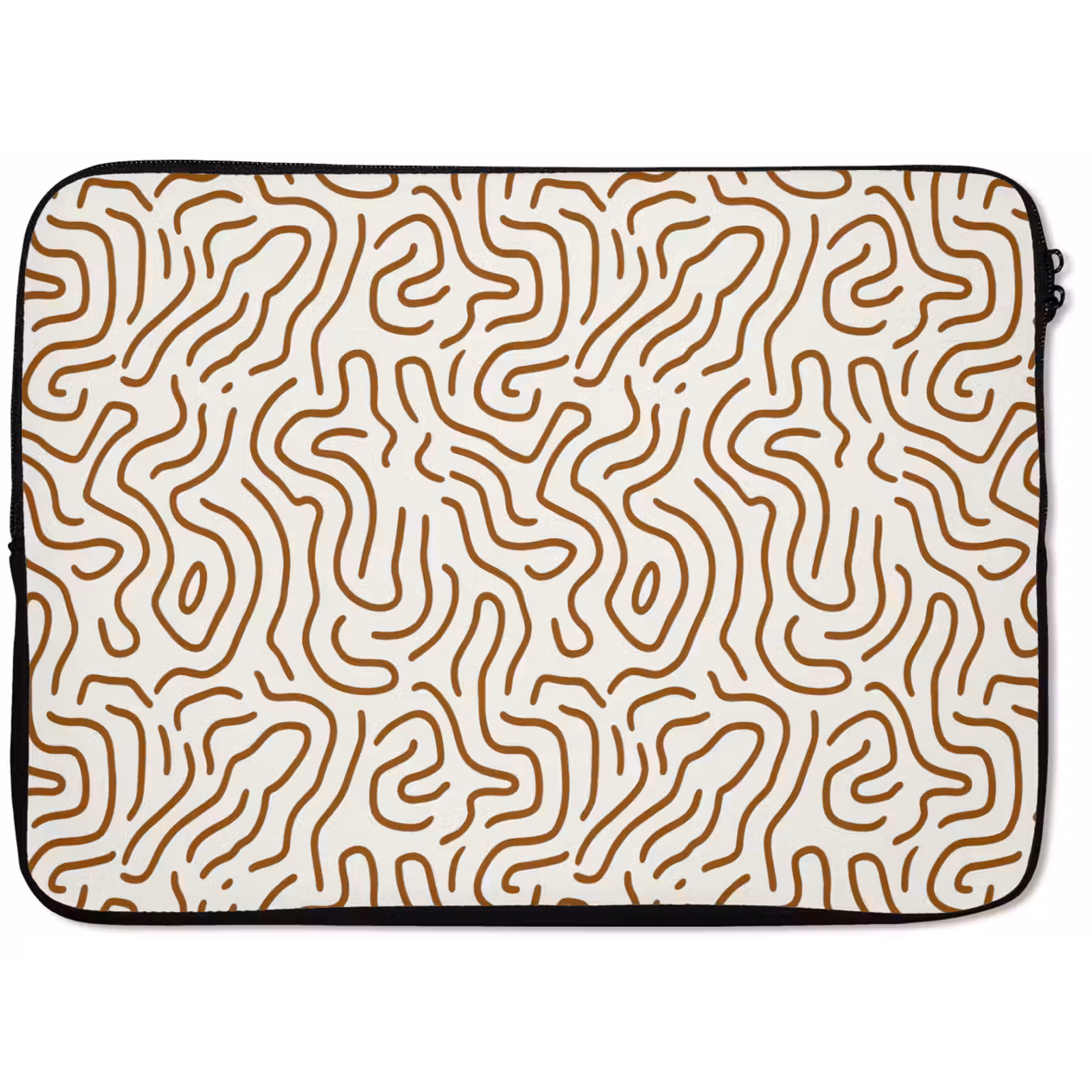 Laptophoes - Minimalistisch - Patroon - Terracotta — 1