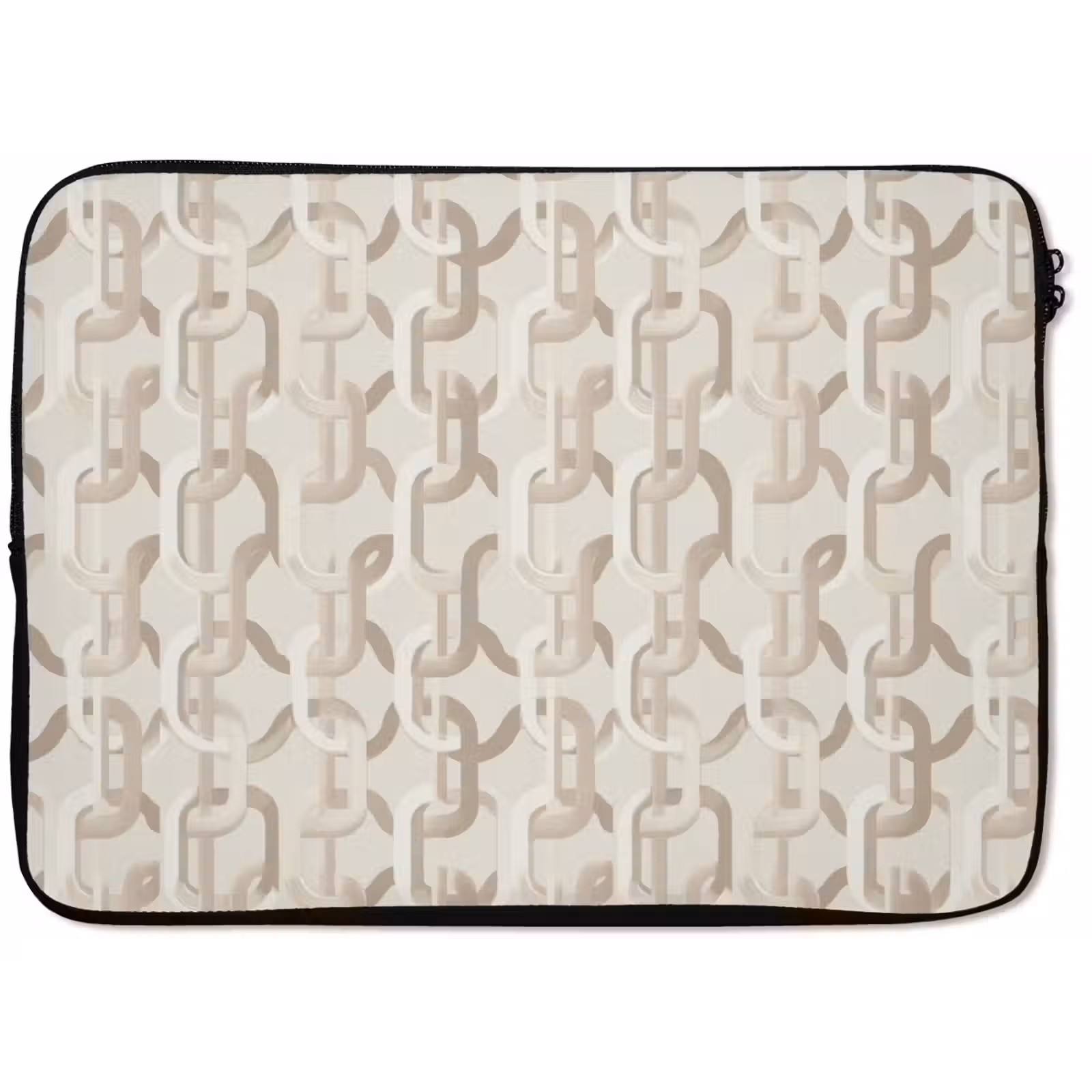 Laptophoes - Motief - Abstract - Beige — 1