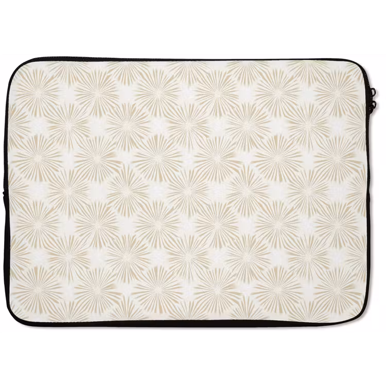 Laptophoes - Abstract - Motief - Beige — 1