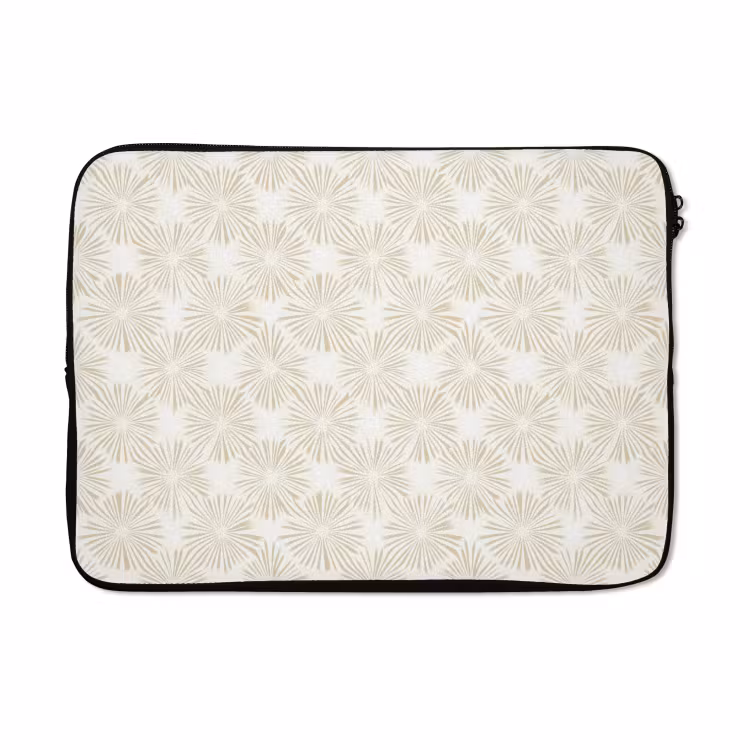 Laptophoes - Abstract - Motief - Beige — 5