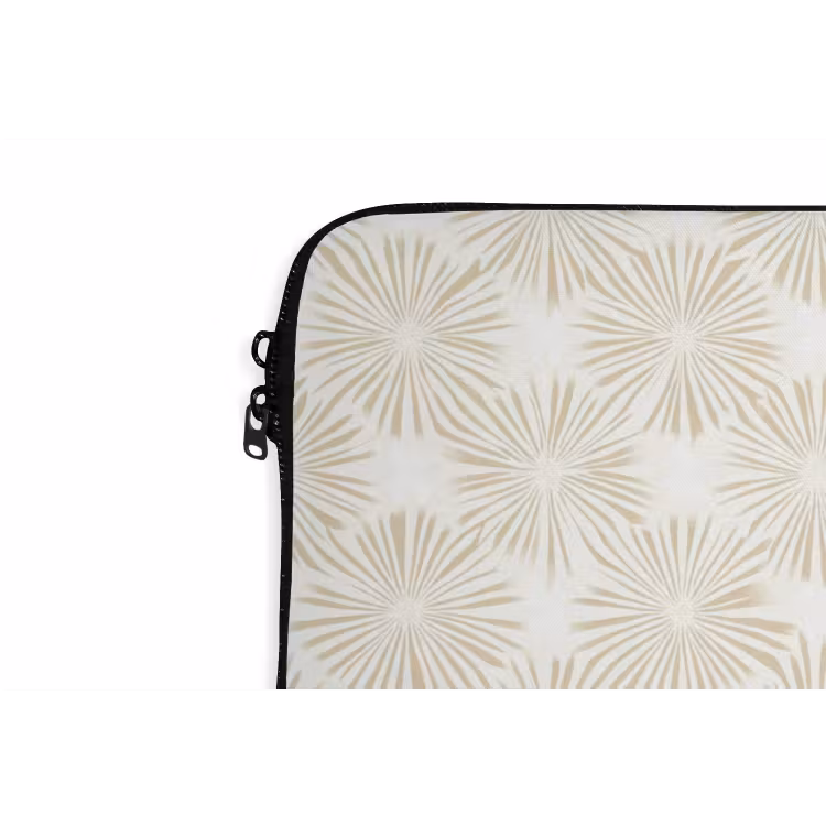 Laptophoes - Abstract - Motief - Beige — 6