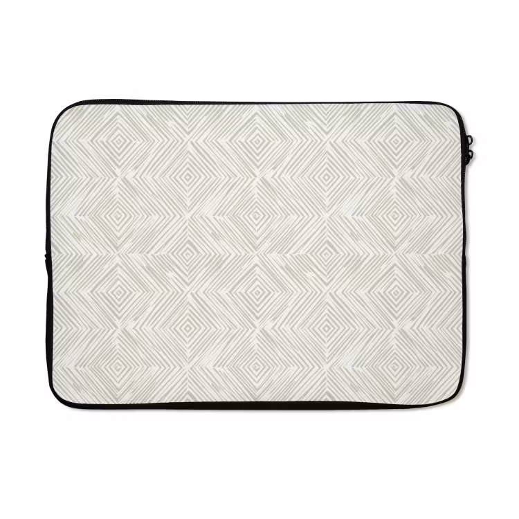 Laptophoes - Abstract - Ruiten - Beige — 5