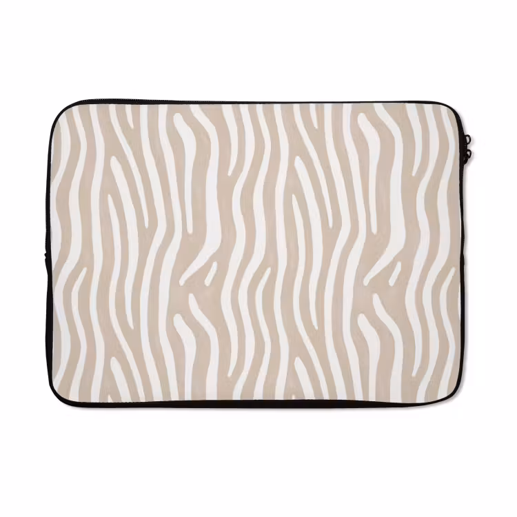 Laptophoes - Abstract - Zebra - Beige — 5