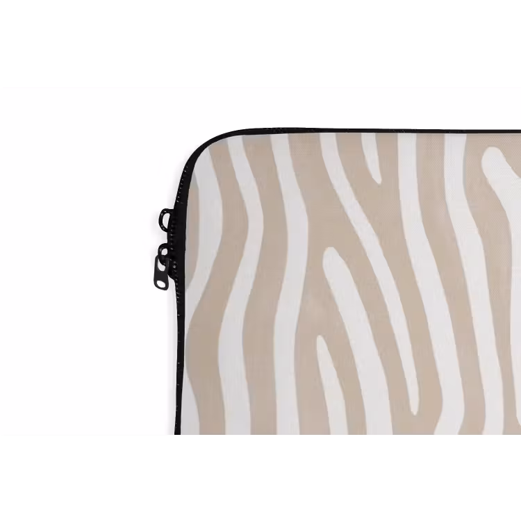 Laptophoes - Abstract - Zebra - Beige — 6