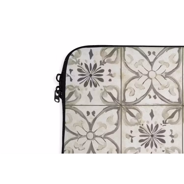 Laptophoes - Antiek - Tegel - Beige — 6