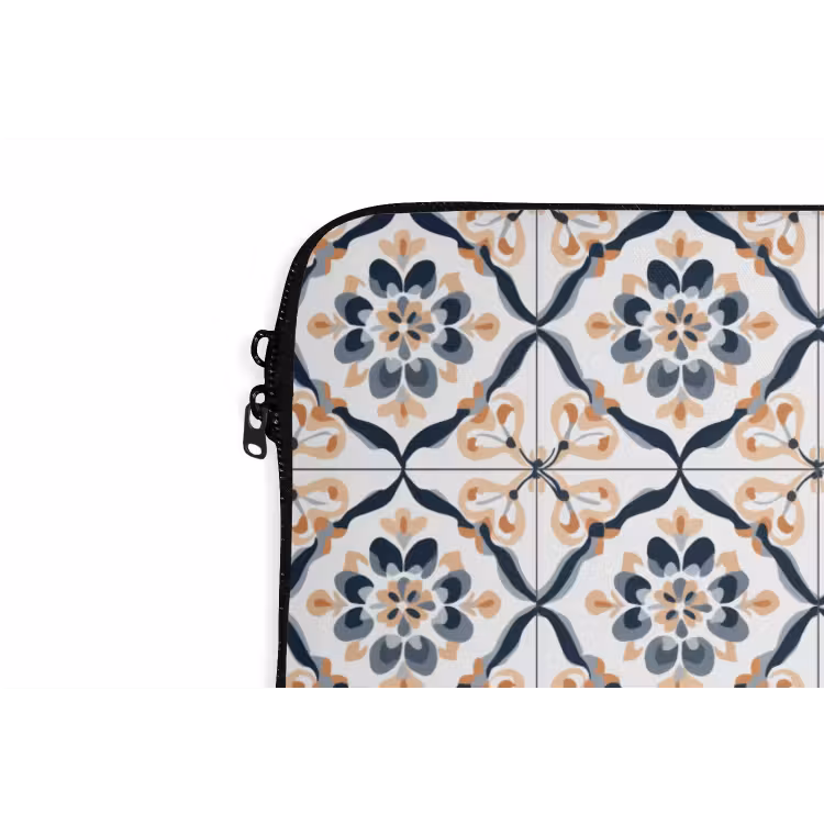 Laptophoes - Bladvorm - Patroon - Kleurrijk — 6