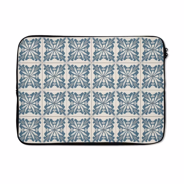 Laptophoes - Dessin - Tegel - Blauw — 5